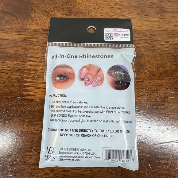 All-In-One Rhinestone EBIN New York Coachella Festivals Party clubs Pearls - Picture 3 of 10